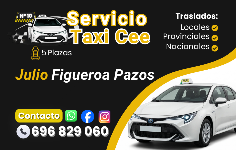 Anverso Taxi Card
